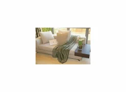 Plaid 130x160cm - microvezel - olijfgroen