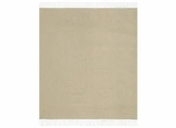 Plaid 130x170cm - polyester & katoen - camel