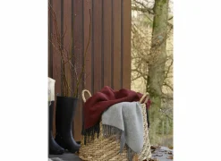 Plaid 150x200cm kasjmier grijs zilver