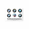 Plakkaat BMW 40x30cm - metaal - multicolor
