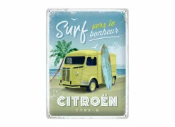 Plakkaat Citroën Type H 40x30cm - metaal - meerkleurig