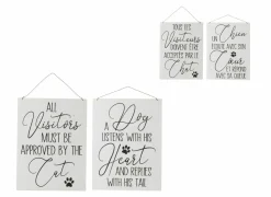 J line Plakkaat Dog Cat 26,5x35cm