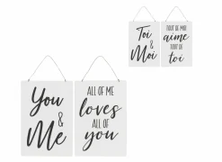 J line Plakkaat Teksten Engels Frans 20x29cm