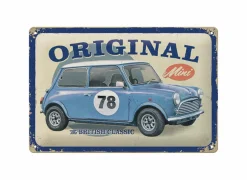 Plakkaat The British Classic 20x30cm - metaal - blauw