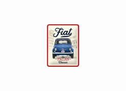 Plakkaat 15x20cm Fiat 500