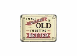 Plakkaat 15x20cm Old