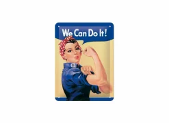 Plakkaat 15x20cm We Can Do It