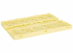 Plooibox 40x30x15cm - kunststof - geel