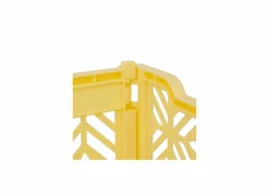 Plooibox 40x30x15cm - kunststof - geel