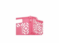 Plooibox 30x20x11,5cm - kunststof - roze
