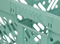 Plooibox 53x27,5x37cm - kunststof - blauw & groen