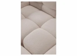 Poef Bubble 109x74x41cm - stof - wit