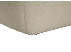 Poef Bubble 109x74x41cm - stof - wit