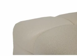 Poef Bubble 109x74x41cm - stof - wit