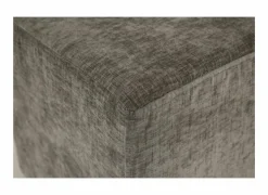 Poef Daddy 41x41cm - ribfluweel - donkergrijs