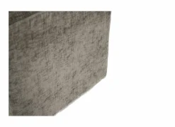 Poef Daddy 41x41cm - ribfluweel - donkergrijs