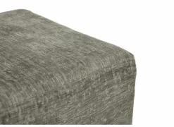 Poef Daddy 41x41cm - ribfluweel - beige