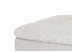 Poef Genua 103x82x48cm - stof - grijs