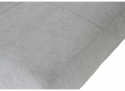 Poef Gulliver 126x126x41cm - stof - grijs