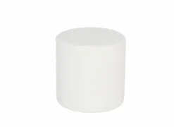 Poef Lofoten Ø38cm teddy stof ecru