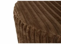 Poef Maiden Ø59cm - corduroy - roest