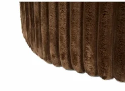 Poef Maiden Ø59cm - corduroy - roest