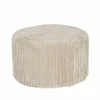 Poef Maiden Ø59cm - corduroy - cream