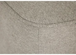 Poef Mono 47x47x51cm - stof - sepia