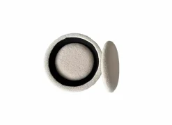 Poef Mouflon Ø52cm - bouclé - beige - set van 2