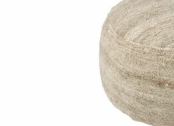 Poef Steen 90x60x30cm - stof - beige