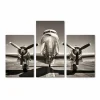 Print op canvas Aviation  120x80cm, set van 3