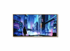 Print op canvas Blue City 40x80cm