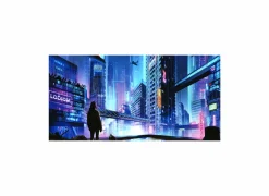 Print op canvas Blue City 40x80cm