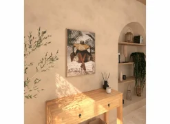 Print op canvas Eliane 58x78cm - MDF & canvas - multicolor