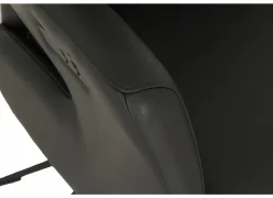 Relaxzetel 8001 elektrisch - leder - zwart