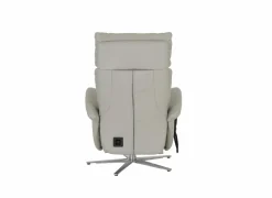 Relaxzetel 7804 elektrisch - leder - grijs