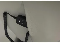 Relaxzetel 7804 elektrisch - leder - grijs