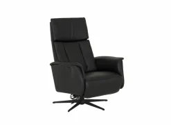 Relaxzetel 8020 leder - zwart met relax