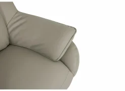 Relaxzetel A1167 elektrisch - stof - zilver