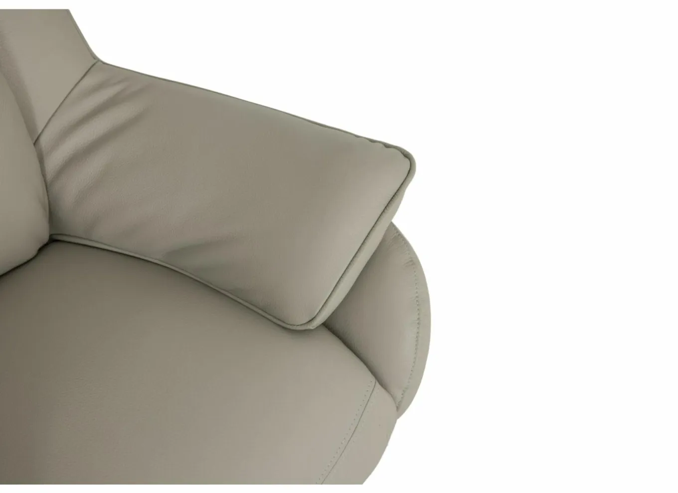 Relaxzetel A1167 elektrisch - stof - zilver