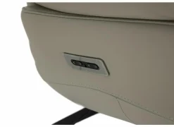 Relaxzetel A1167 elektrisch - stof - zilver