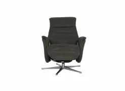 Relaxzetel Adamello elekrisch leder en lederlook bruin