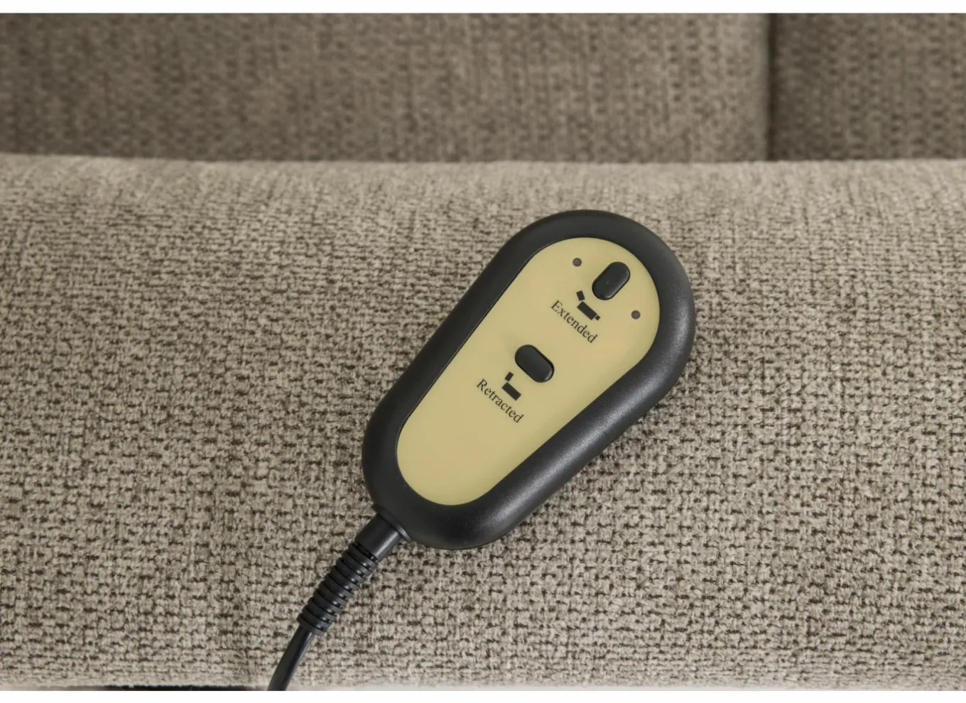 Relaxzetel Cosima elektrisch - stof - beige