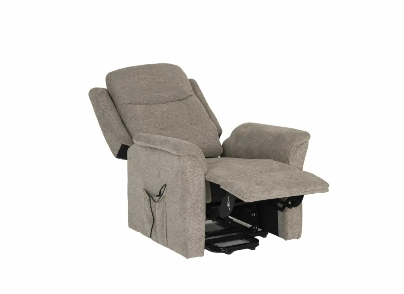 Relaxzetel Cosima elektrisch - stof - beige