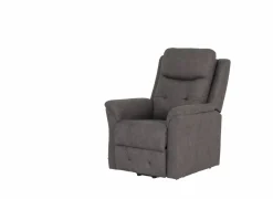 Relaxzetel Cosima elektrisch - stof - grijs