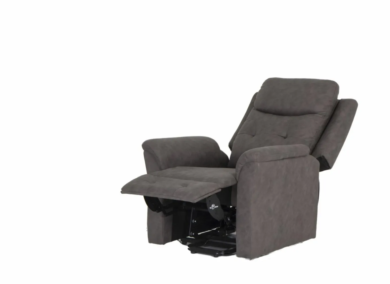 Relaxzetel Cosima elektrisch - stof - grijs