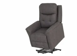 Relaxzetel Cosima elektrisch - stof - grijs