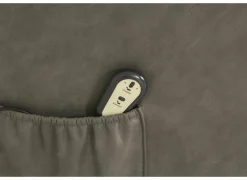 Relaxzetel Cosima elektrisch - stof - grijs