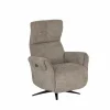 Relaxzetel Cult elektrisch - stof - khaki met stroomkabel en massagefunctie