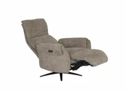 Relaxzetel Cult elektrisch - stof - khaki met stroomkabel en massagefunctie